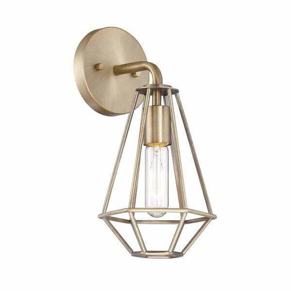 Cordella Lighting 1 Light Old Satin Brass Wall Sconce Damaged Box