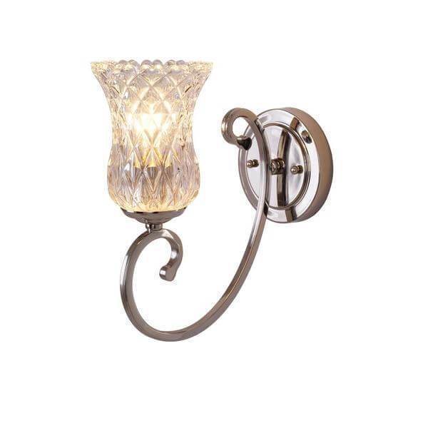 Alsy Polished Nickel Wall Sconce Damaged Box - Image 2