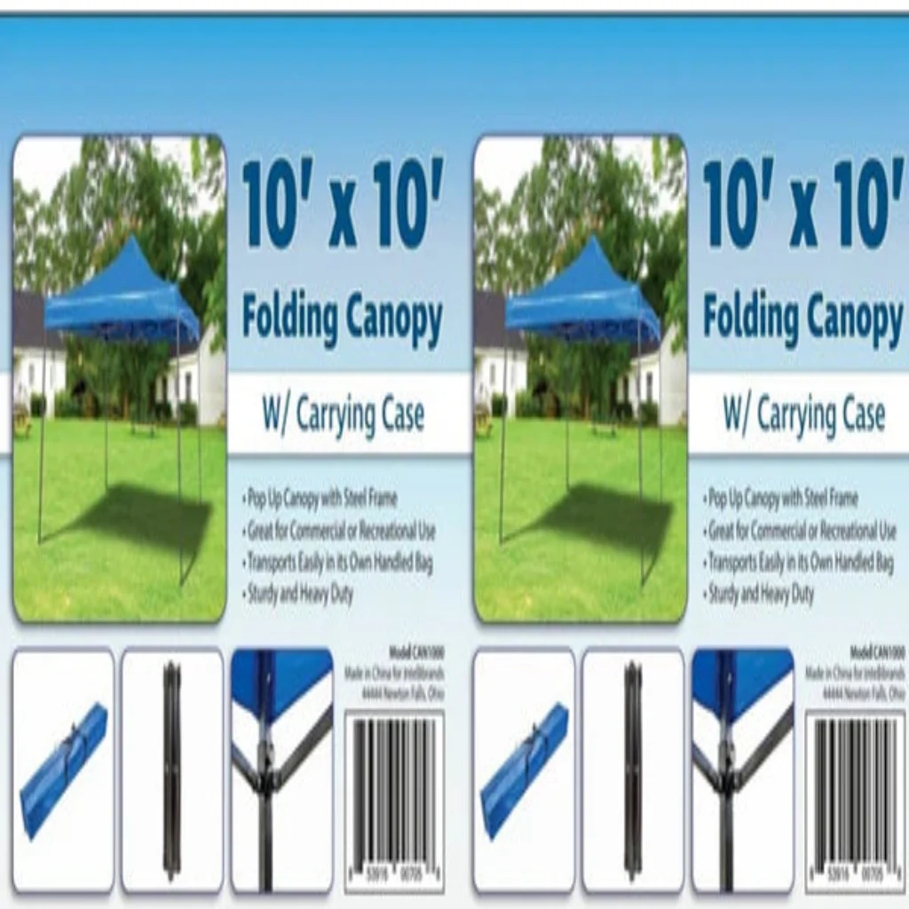 10 X 10 Blue Popup Canopy - Image 5