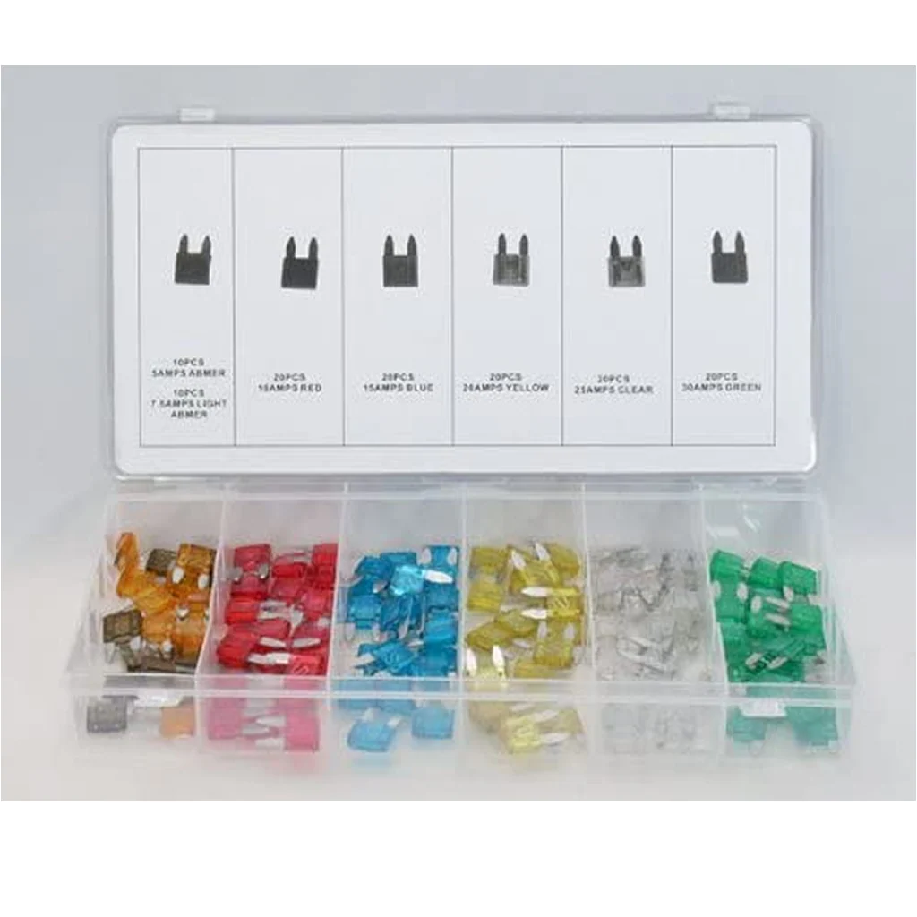 120 Piece Mini Car Fuse Kit - Image 2