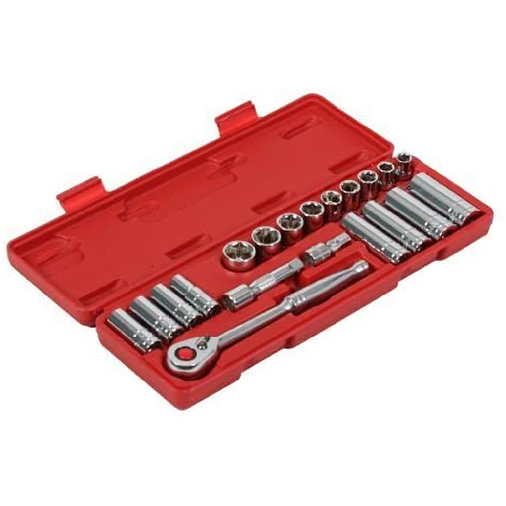 21 Piece 3/8 Inch Pro Socket Set SAE - Image 2
