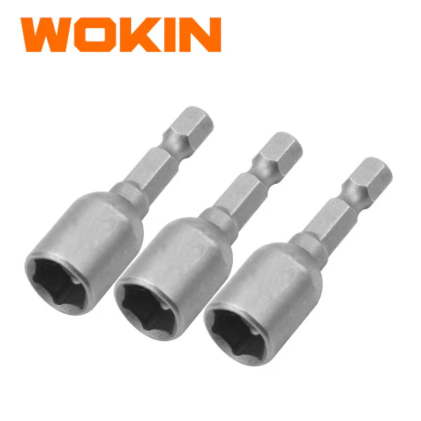 Wokin 3 Piece Magnetic Nut Driver Bit Set - 10mm - Image 2