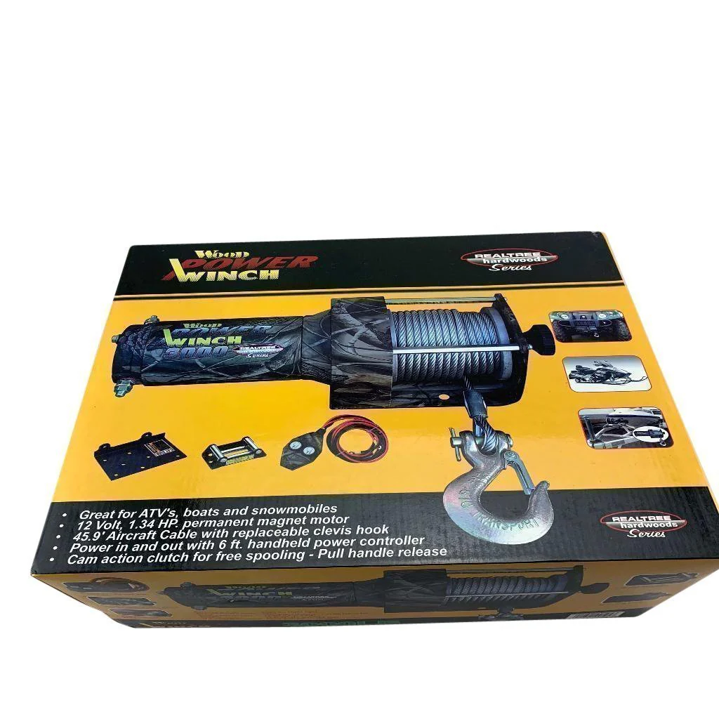 3000 Pound Real Tree Hardwoods Winch - Image 2