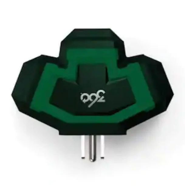 360 Electrical 3-Outlet Power Hub Adapter Green