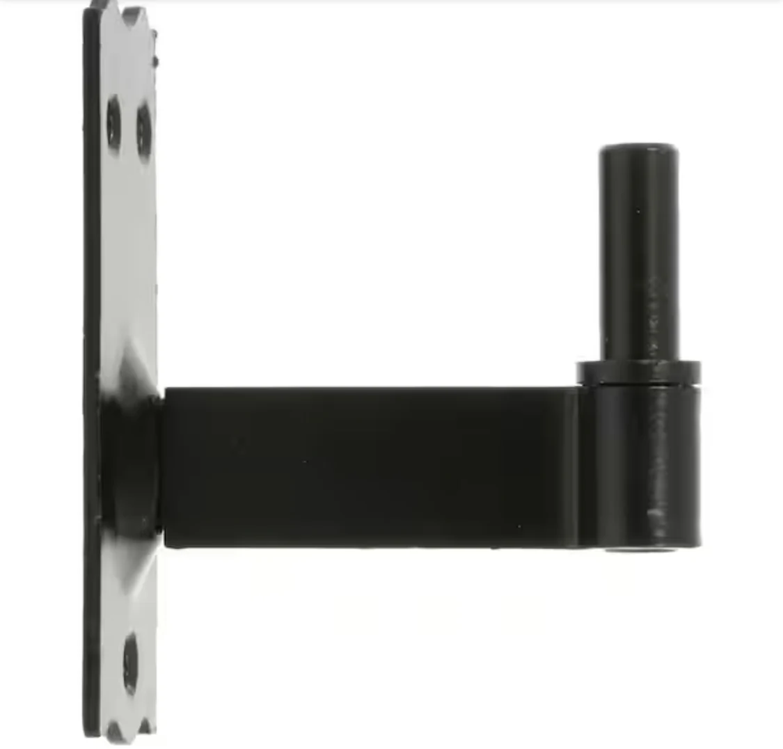 4.25 in. Black Exterior Shutter Hinge for Stone Siding (Set of 4) - Image 5