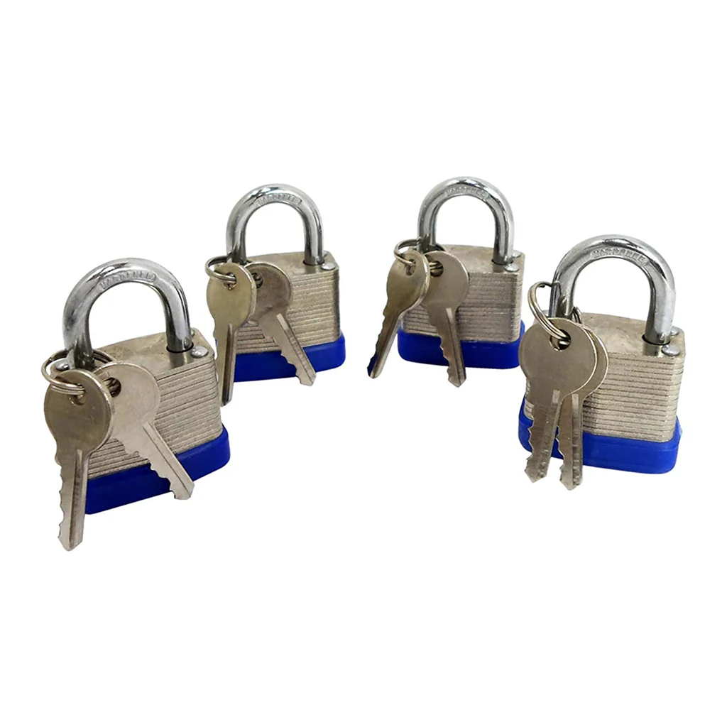4 Piece 30mm Laminated Padlocks - Image 2