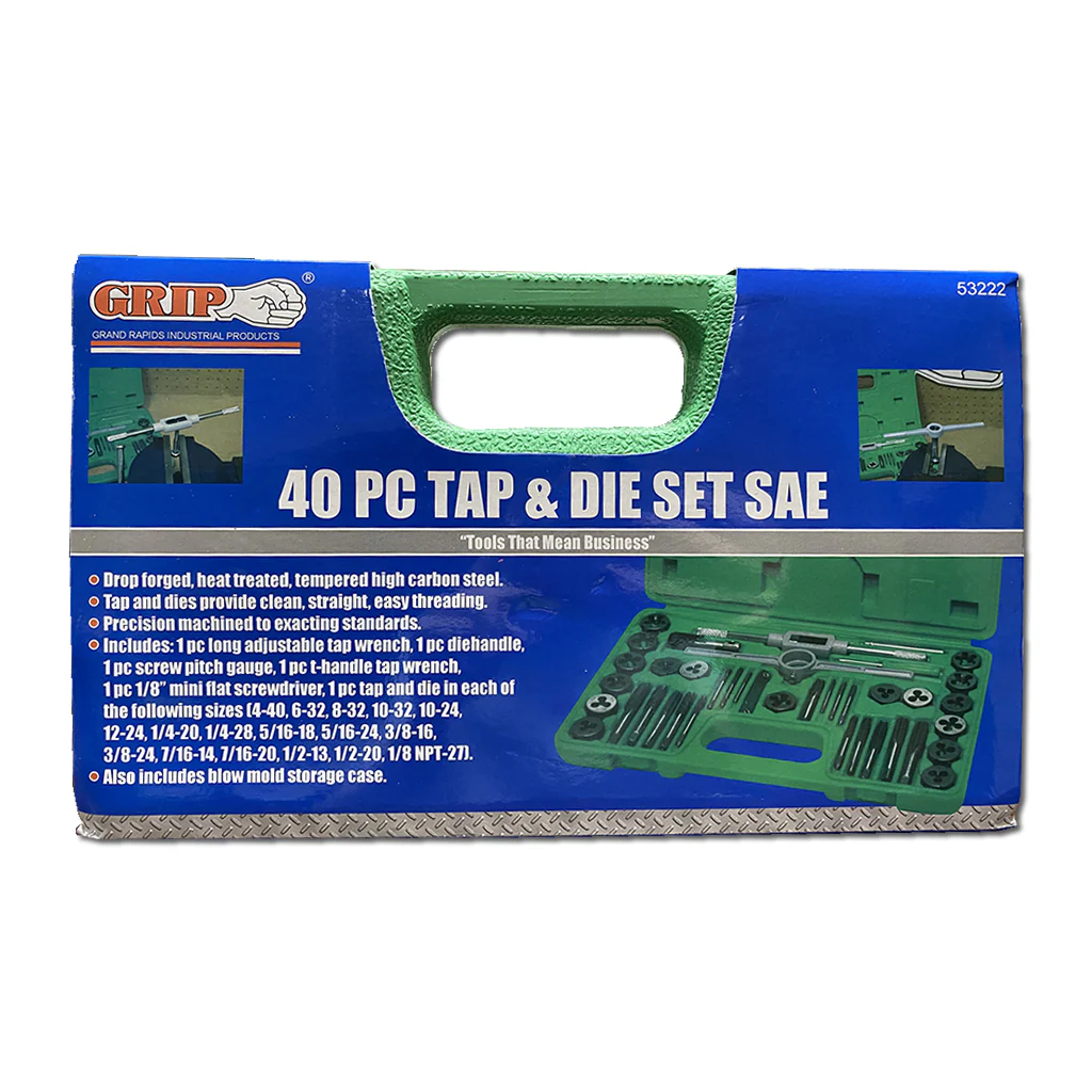 40 Piece Tap & Die Set SAE - Image 2