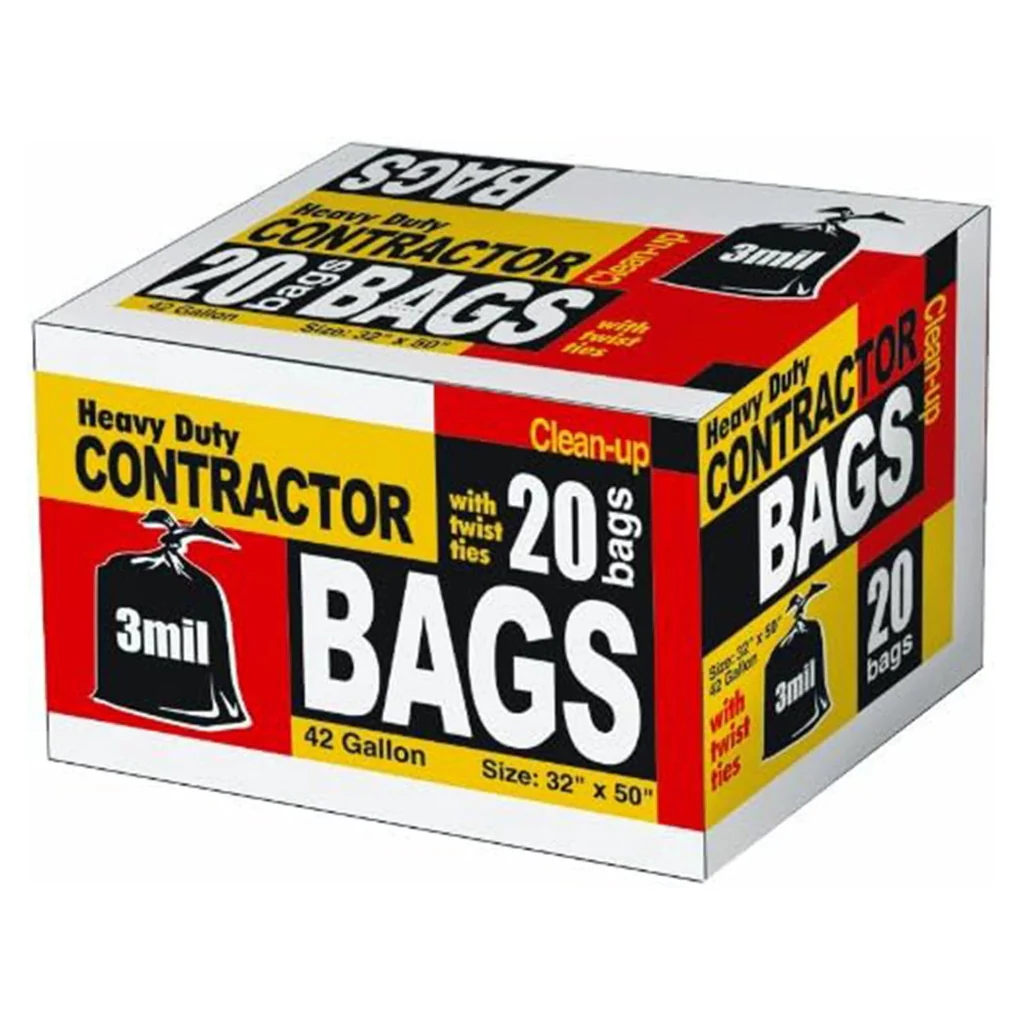 42 Gallon Contractor Heavy Duty Trash Bags - Image 3