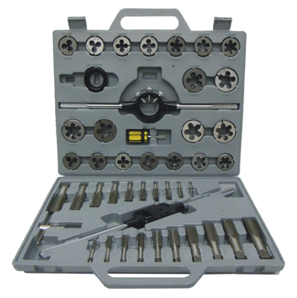 45 Piece Tap and Die Set Tungsten Steel Metric - Image 2