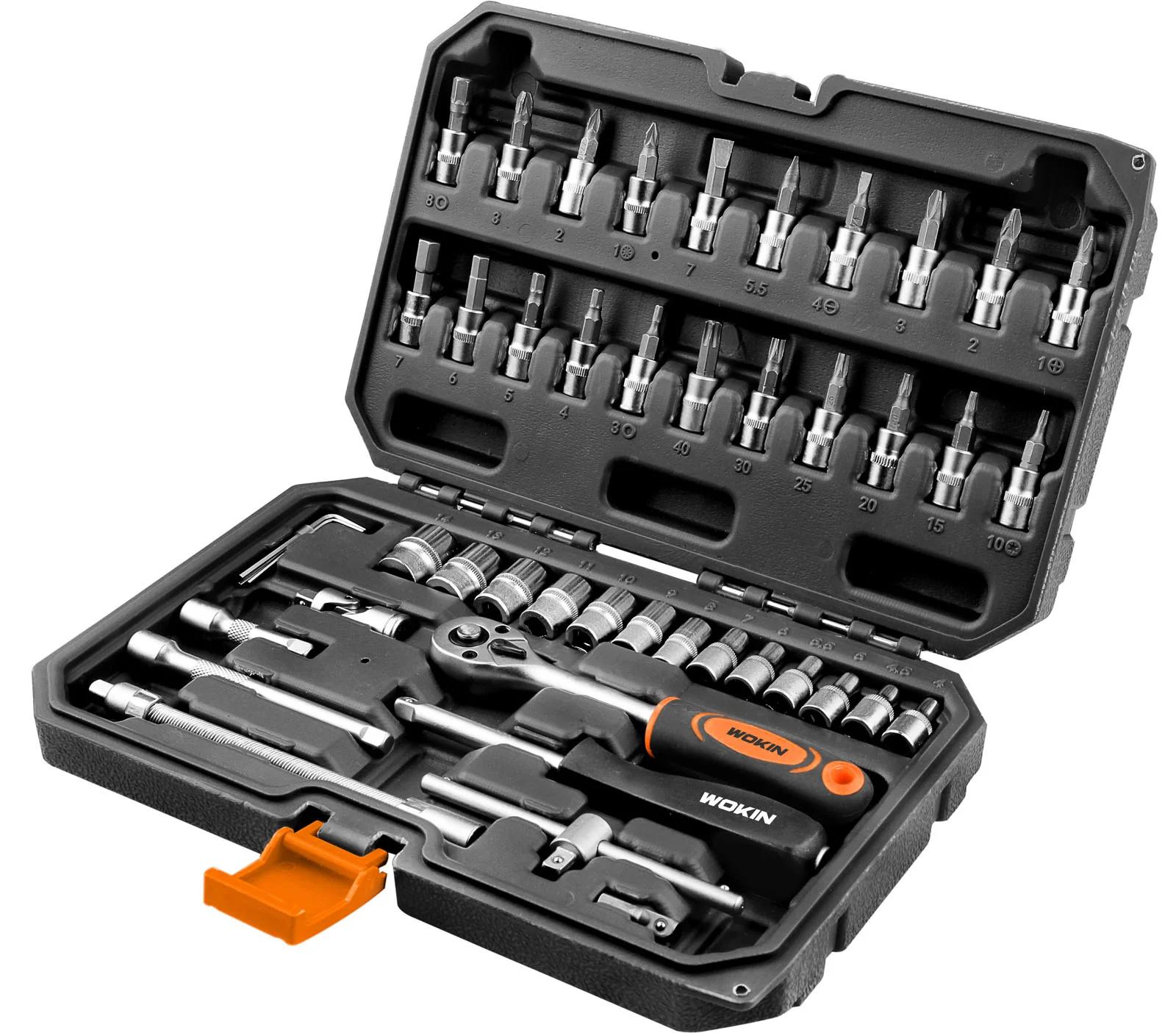 Wokin 46 Pieces 1 /4 In Socket Sets