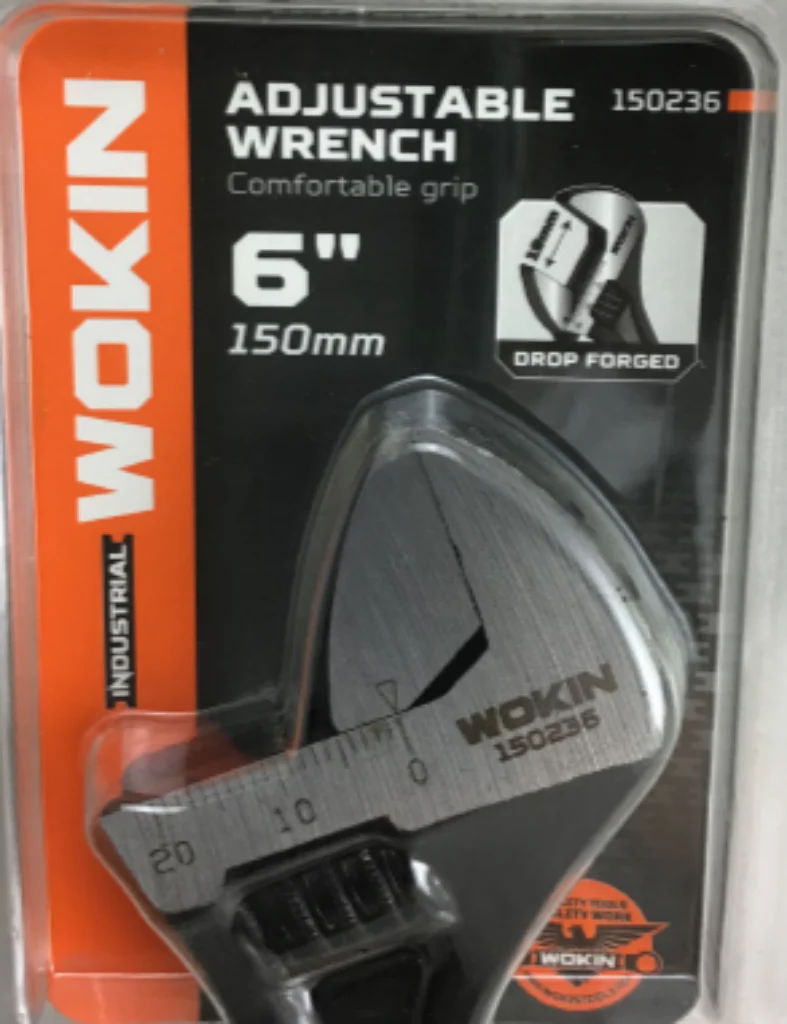 Wokin 6 Inch Adjustable Wrench - Image 3