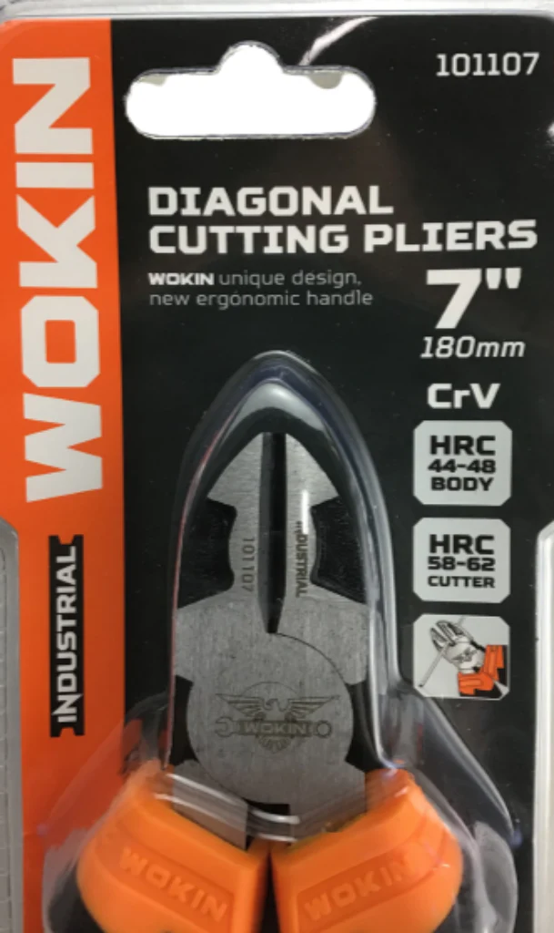 Wokin 7 Inch Industrial Diagonal Cutting Pliers - Image 3