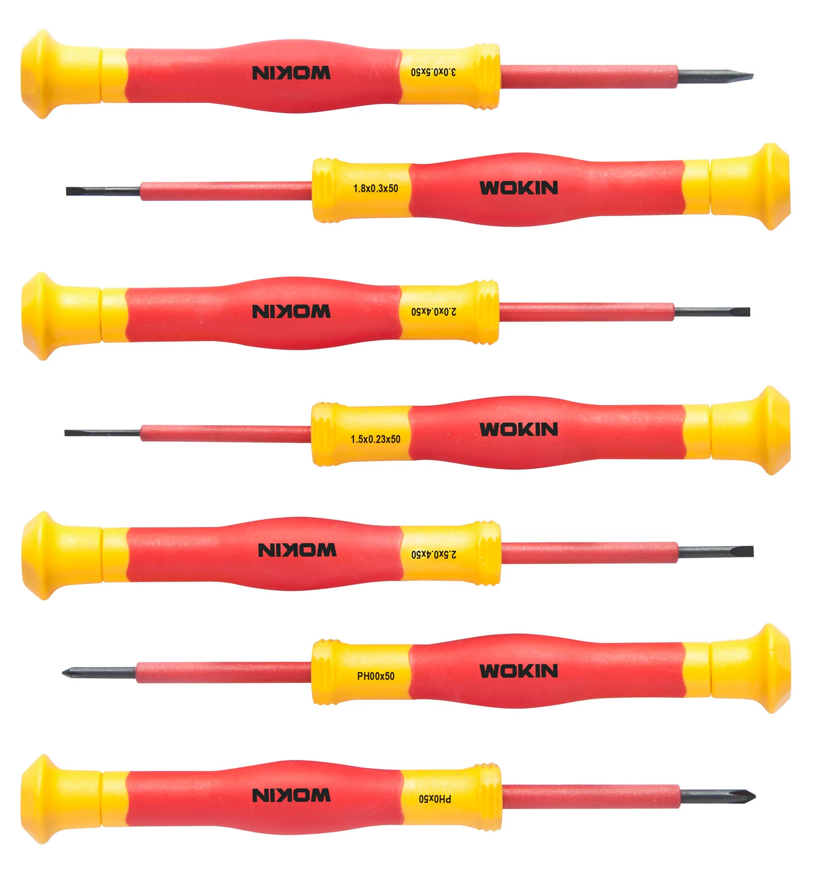 Wokin 7 Piece Insulated Precision Screwdriver Set Premium Line - Image 2