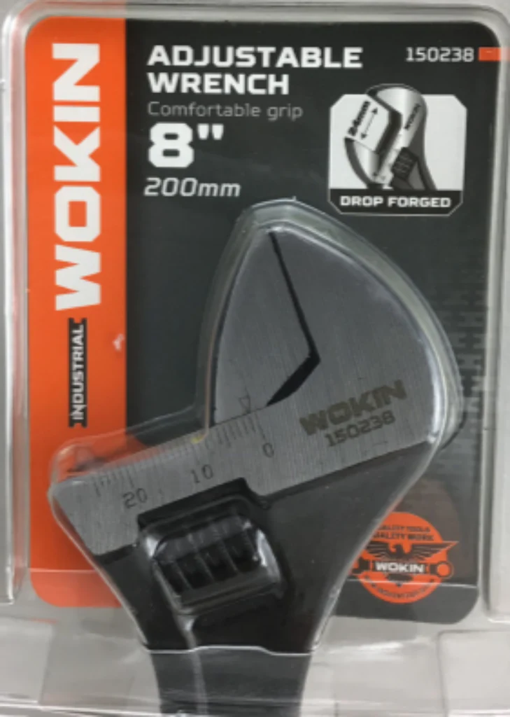 Wokin 8 Inch Adjustable Wrench - Image 2