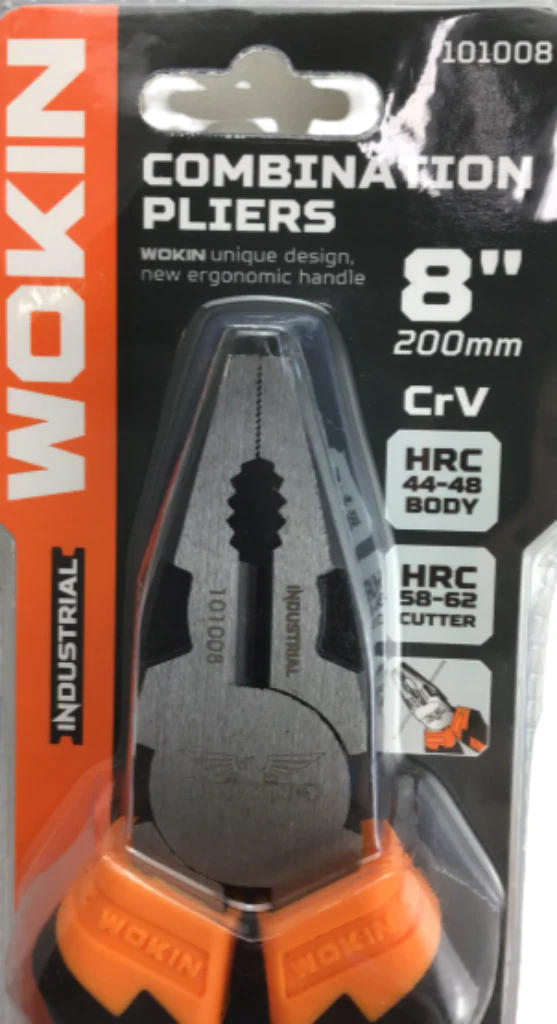 Wokin 8 Inch Industrial Combination Pliers - Image 3