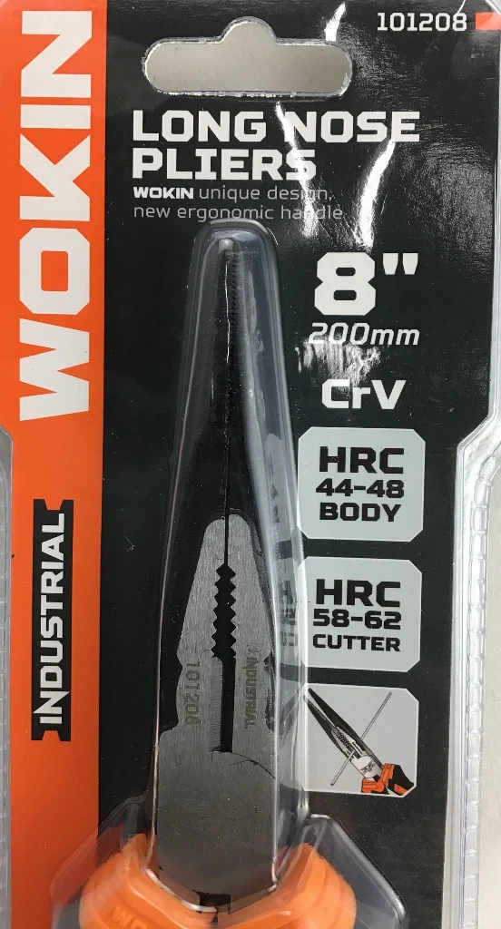 Wokin 8 Inch Industrial Long Nose Pliers - Image 3