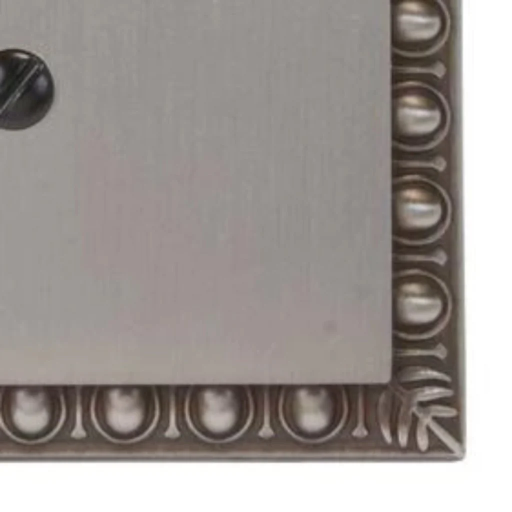 Amerelle Renaissance 2 Toggle Wall Plate  Antique Nickel Damaged Box - Image 2