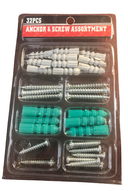 Anchor and Screw Assortment 32pcs - Image 2
