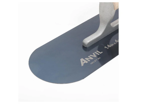 Anvil 14 in. x 4 in. Blue Steel Pool Trowel - Image 4