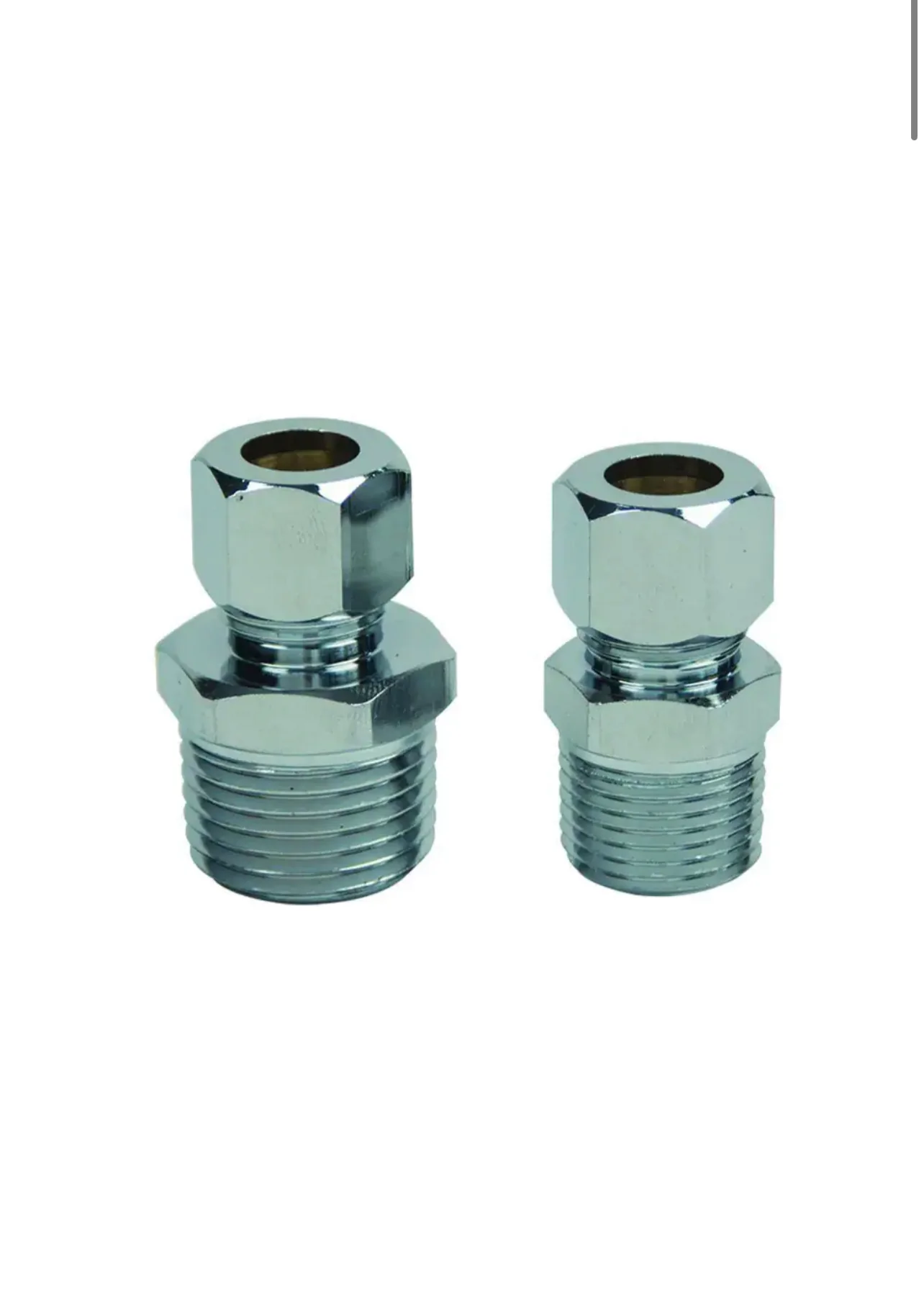 Brasscraft 3/8 in. MIP and 1/2 in. MIP Brass Water Supply Adapters Damaged Box