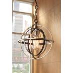 Champagne pewter orb mini pendant damaged box - Image 2
