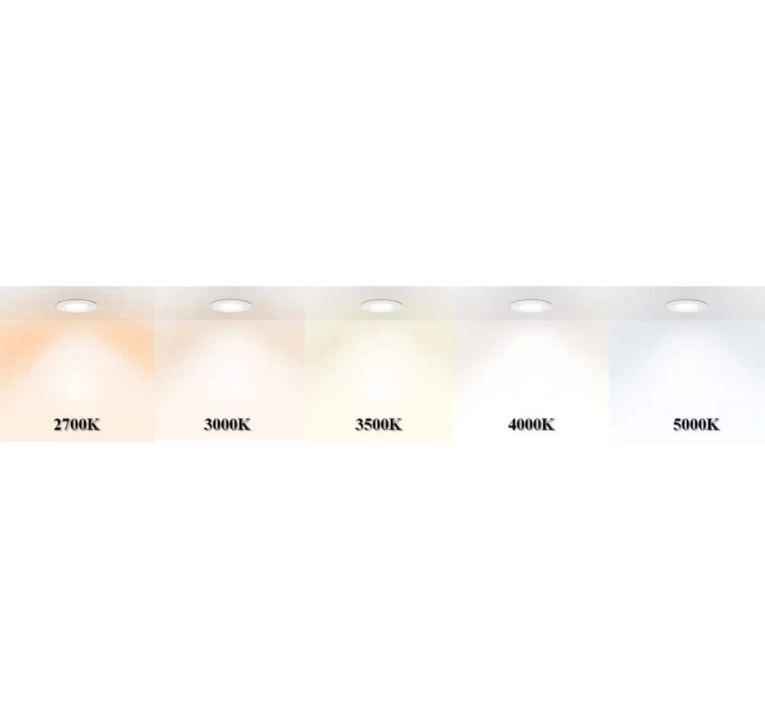 Commercial Electric 4 in. New Construction or Remodel White Dimmable LED Recessed Trim with Adjustable Color Changing Technology Damaged Box - Image 3