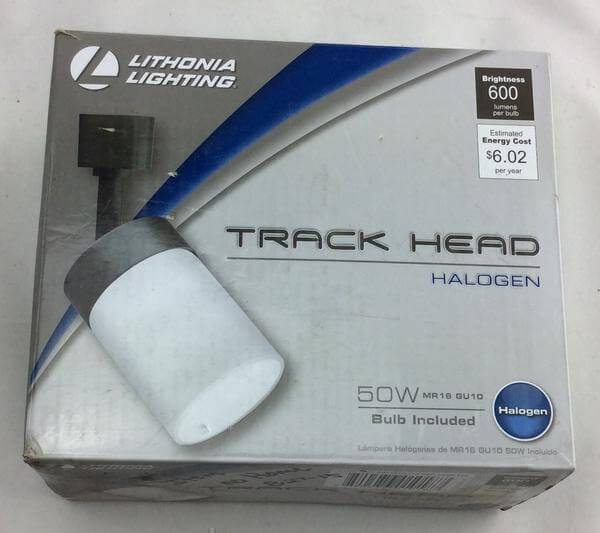 Cylinder Glass 1-Light Oil-Rubbed Bronze Track Lighting Head Damaged Box - Image 2