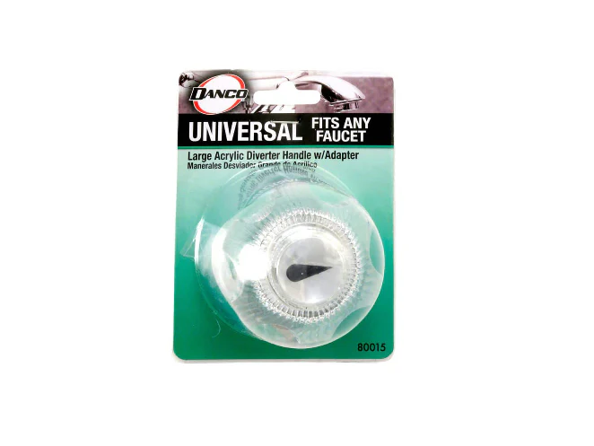DANCO Large Diverter Handle in Clear Acrylic DAMAGED BOX - Image 4