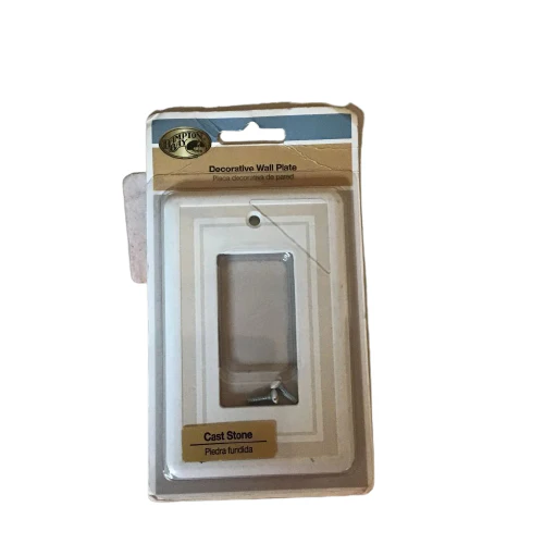 Decorative Wall Plate Single Outlet Cover Damaged Box - Image 2