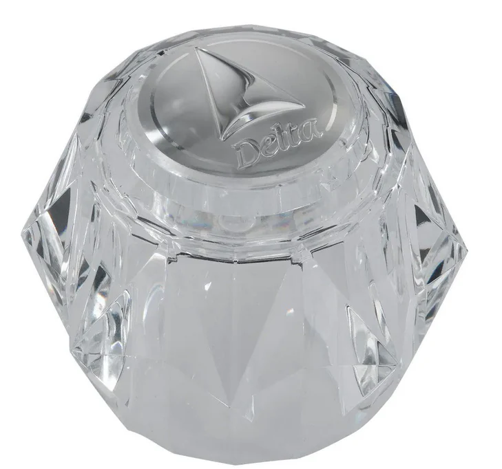 Delta Single Clear Knob Handle Kit in Clear *Damaged Box*
