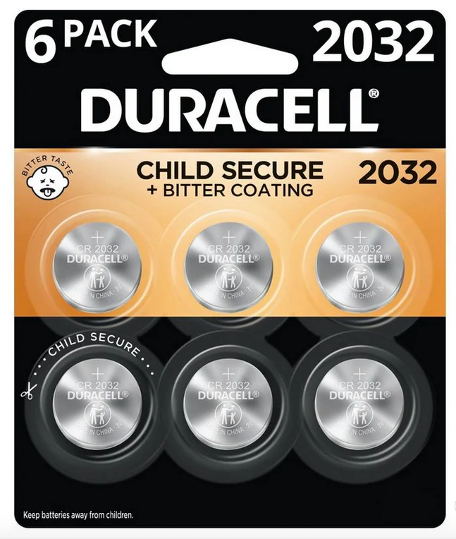 Duracell 2032 Batteries Lithium Coin Button 6 Pack - Image 2