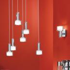 Fabiana 5-Light Chrome Ceiling Mount Pendant Damaged Box - Image 2