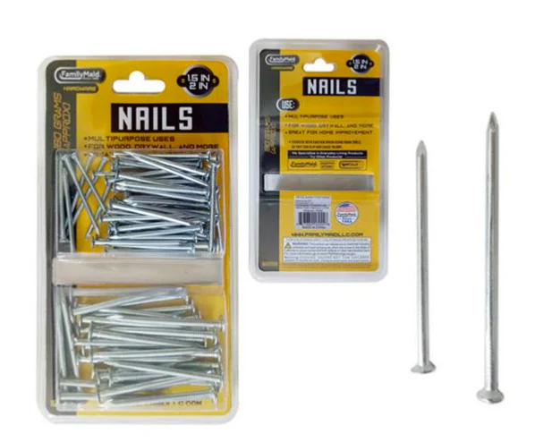 Family Maid 1.5 inch and 2 inch 18 g Nails - Image 2