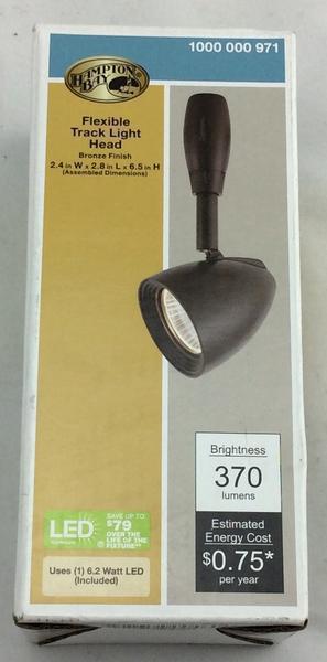 Flex Bronze LED Metal Track Head Light Damaged Box - Image 2