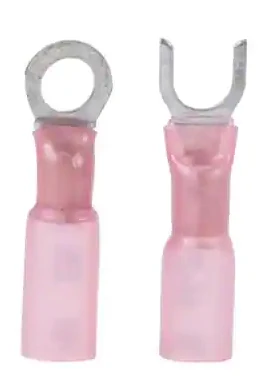 Gardner Bender 22 18 AWG 8-10 Stud Ring Spade Terminal  Red  6-Pack Damaged Box - Image 2