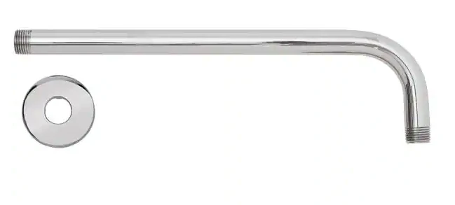 Glacier Bay 12 inch Raincan Shower Arm in Chrome Damaged Box - Image 2