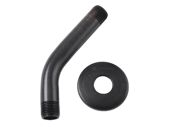 Glacier Bay 6 in. Shower Arm and Flange in Oil Rubbed Bronze DAMAGED BOX - Image 2