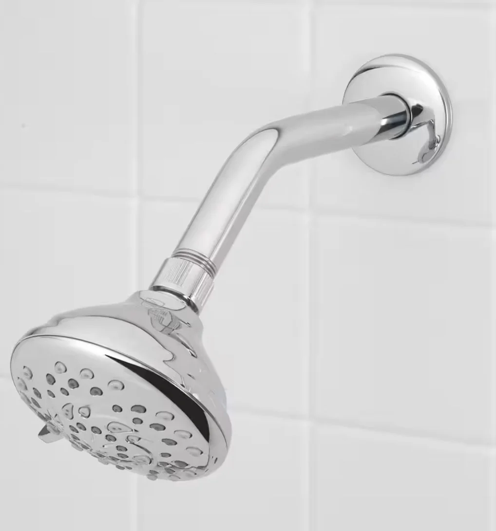 Glacier Bay 8 in. Shower Arm and Flange in Chrome Damaged Box - Image 2