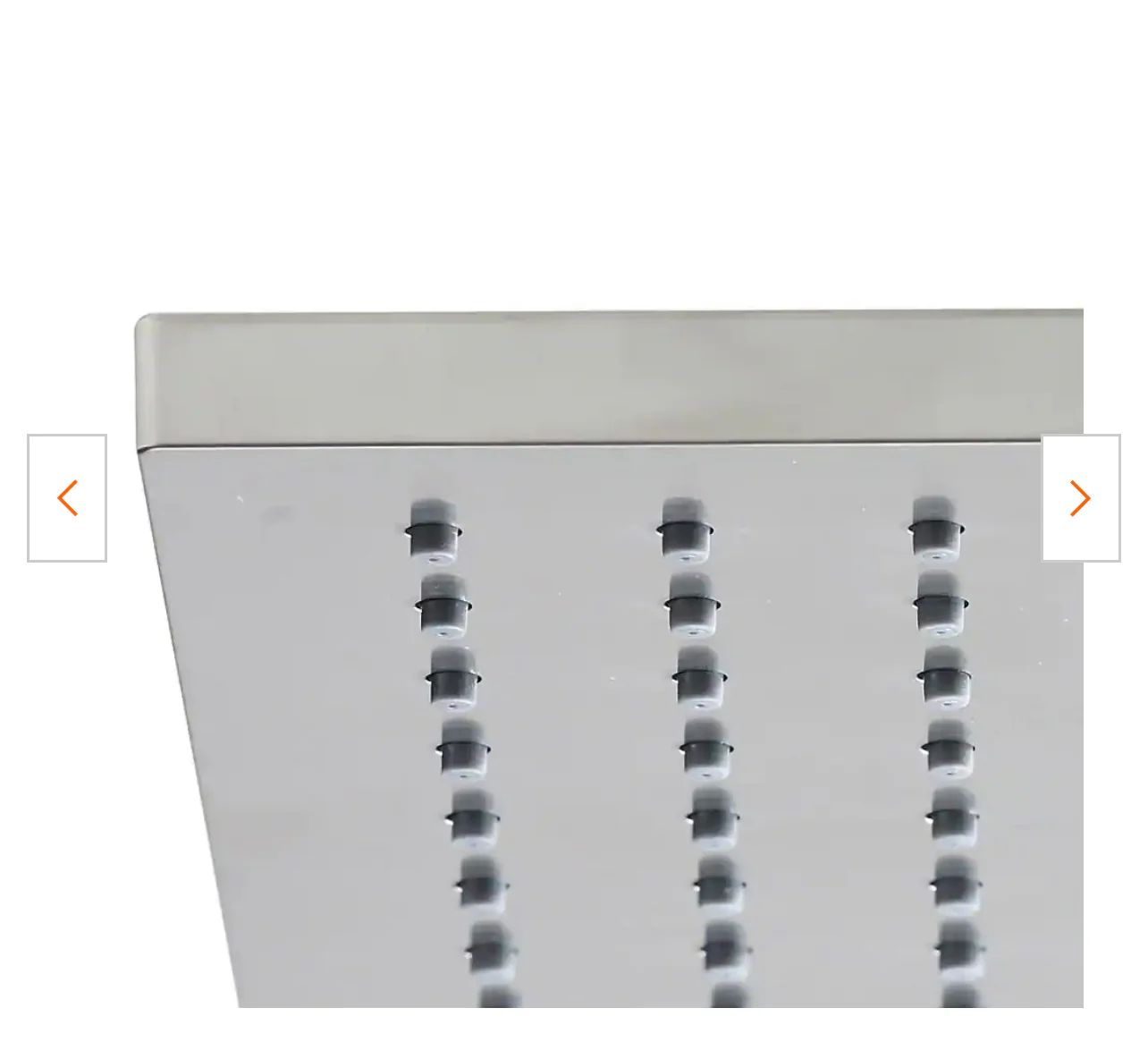 Glacier Bay Modern 1-Spray 8 in. Single Wall Mount Fixed Rain Shower Head in Brushed Nickel Damaged Box - Image 4