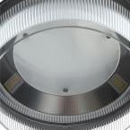 Lithonia Lighting Gray outdoor integrated LED area light with dusk to dawn photocell damaged box - Image 2