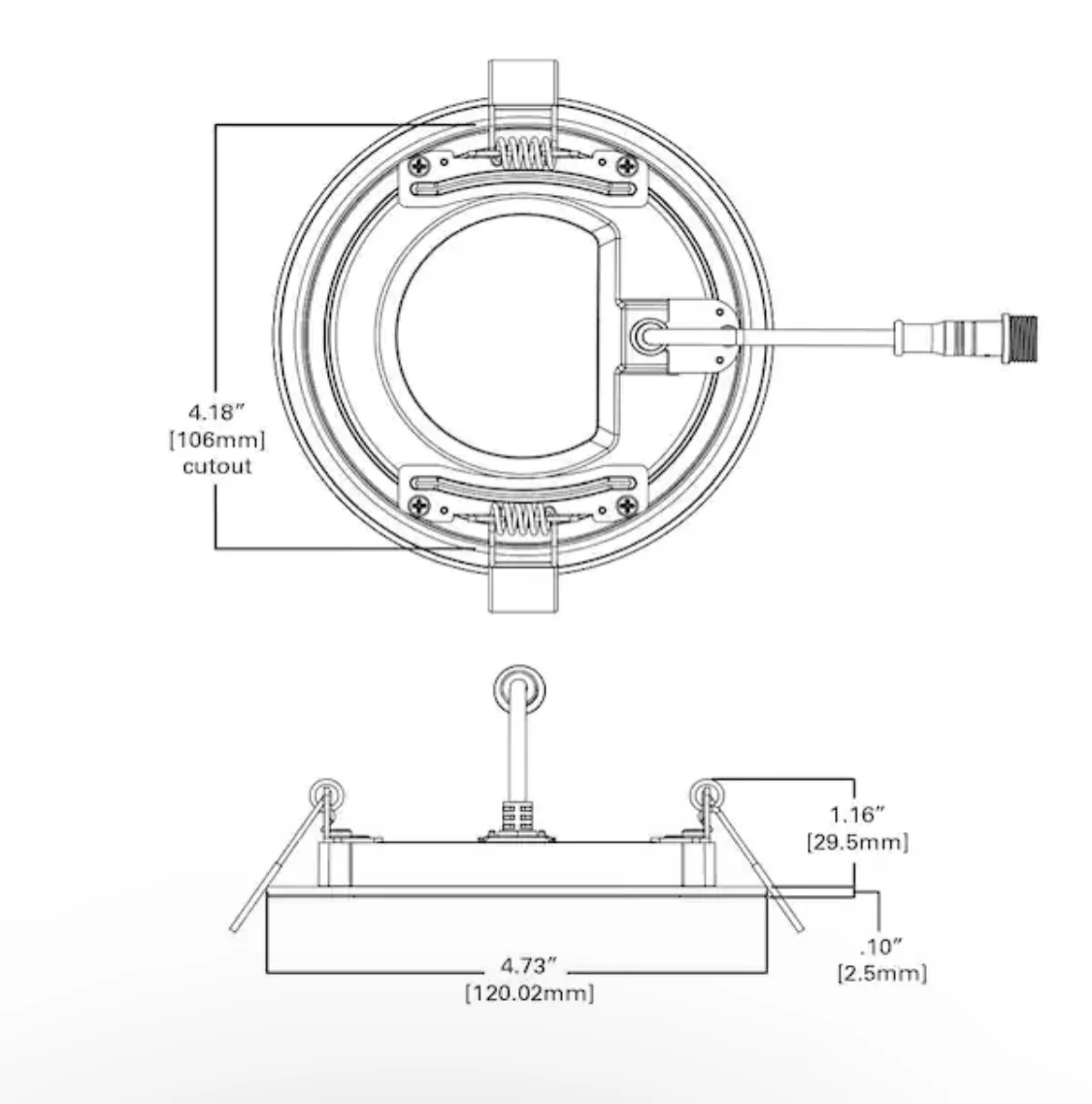 HALO HLBSL 4 in. Color Selectable New Construction or Remodel Canless Recessed Integrated LED Kit - Damaged Box - Image 3