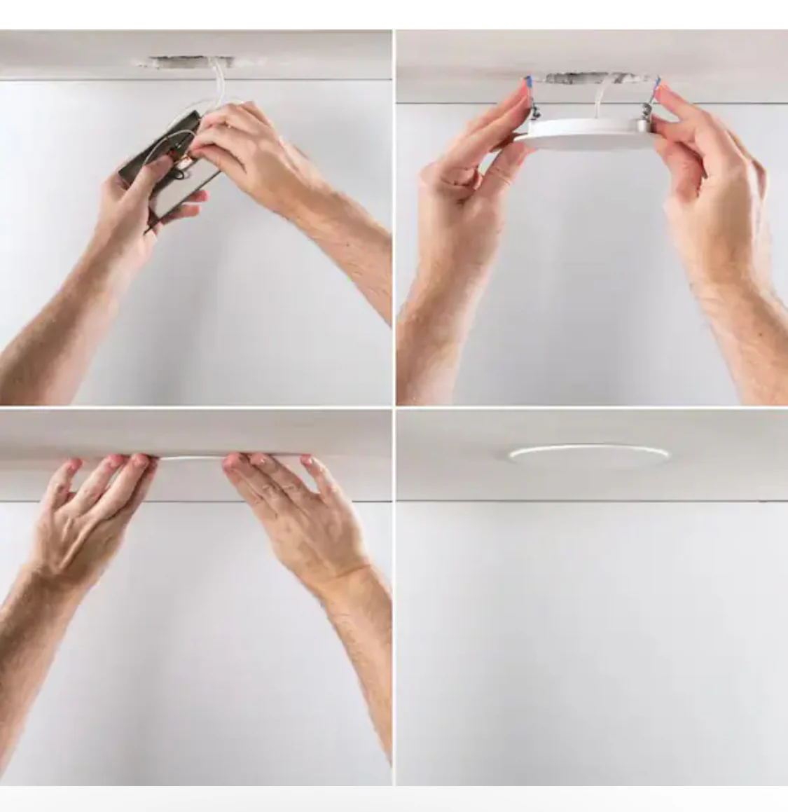 HALO HLBSL 4 in. Color Selectable New Construction or Remodel Canless Recessed Integrated LED Kit - Damaged Box - Image 5