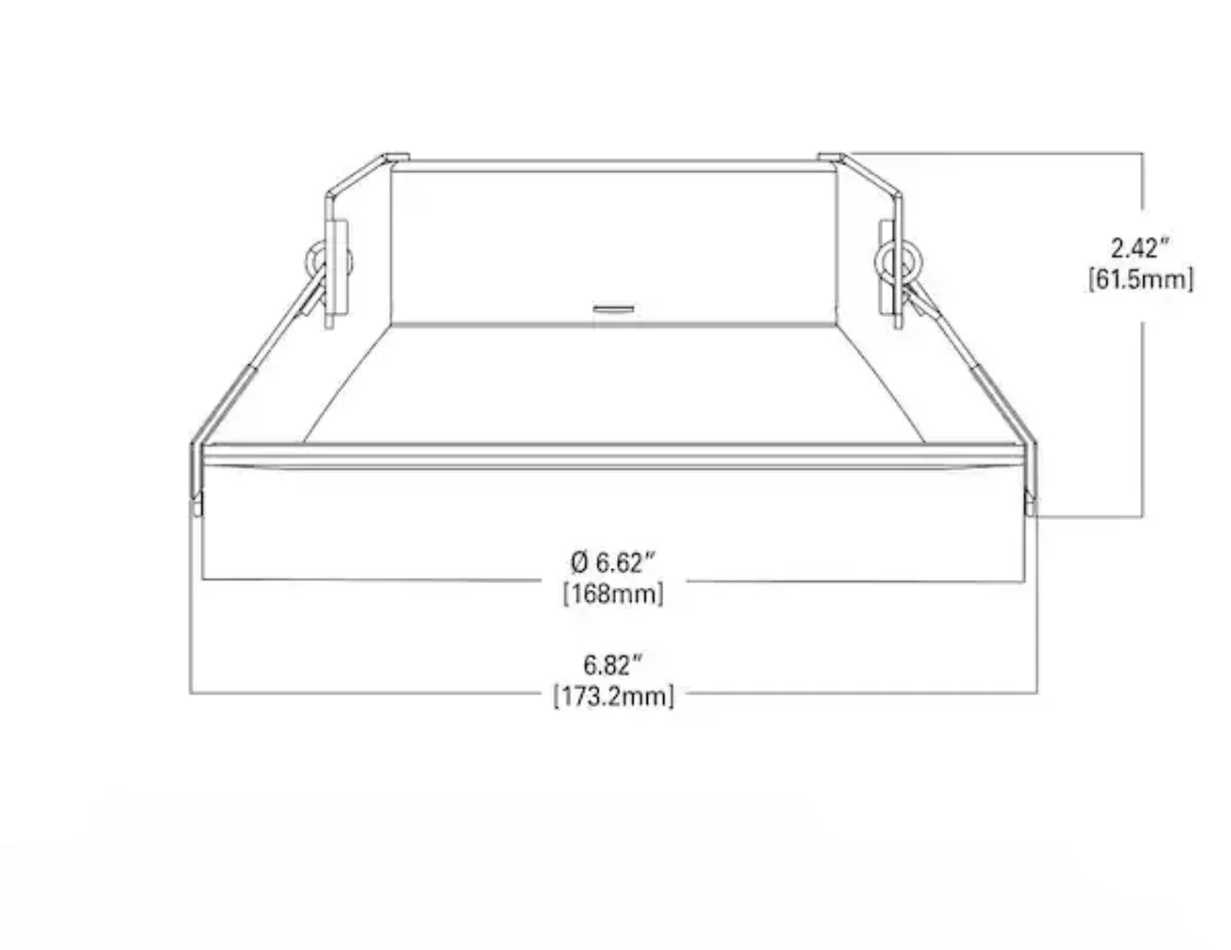 Halo LCR6 6 in. Selectable CCT Round Canless Integrated LED White Recessed Light Retrofit Module Trim, 2100 Lumens - Damaged Box - Image 3