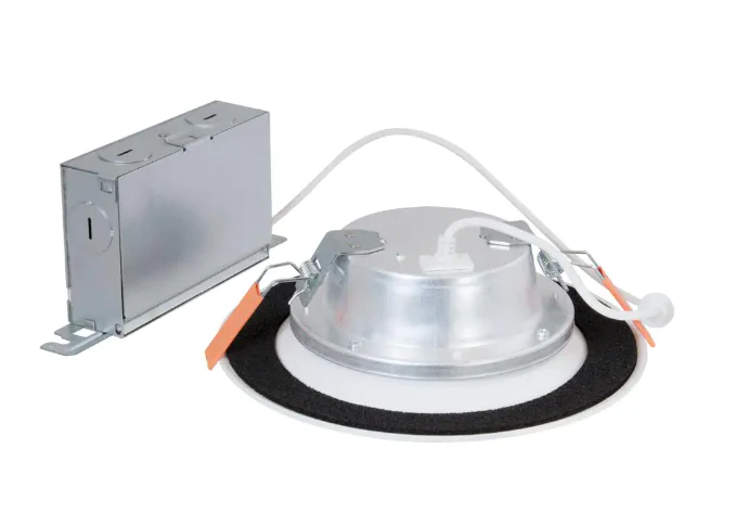 Halo LTDM Series 6 in. Adjustable CCT Canless IC Rated Dimmable Indoor, Outdoor Integrated LED Recessed Light Trim DAMAGED BOX - Image 2