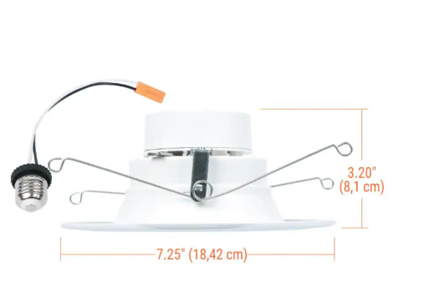 HALO RL56 Series 5/6 in. Recessed LED retrofit module Selectable CCT and Lumens  Integrated LED Matte White DAMAGED BOX - Image 2