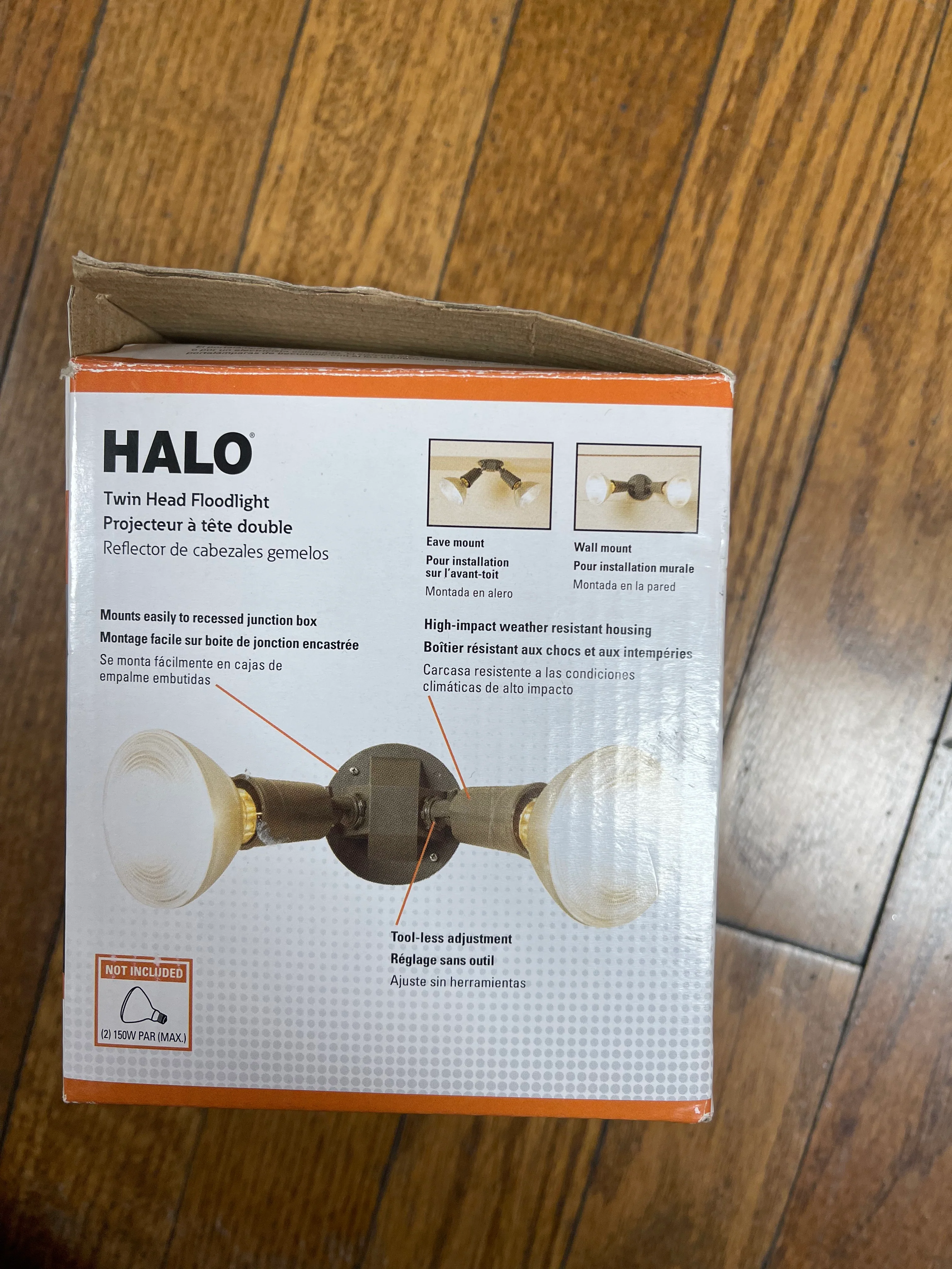 Halo Twin Head Floodlight Damaged Box - Image 2