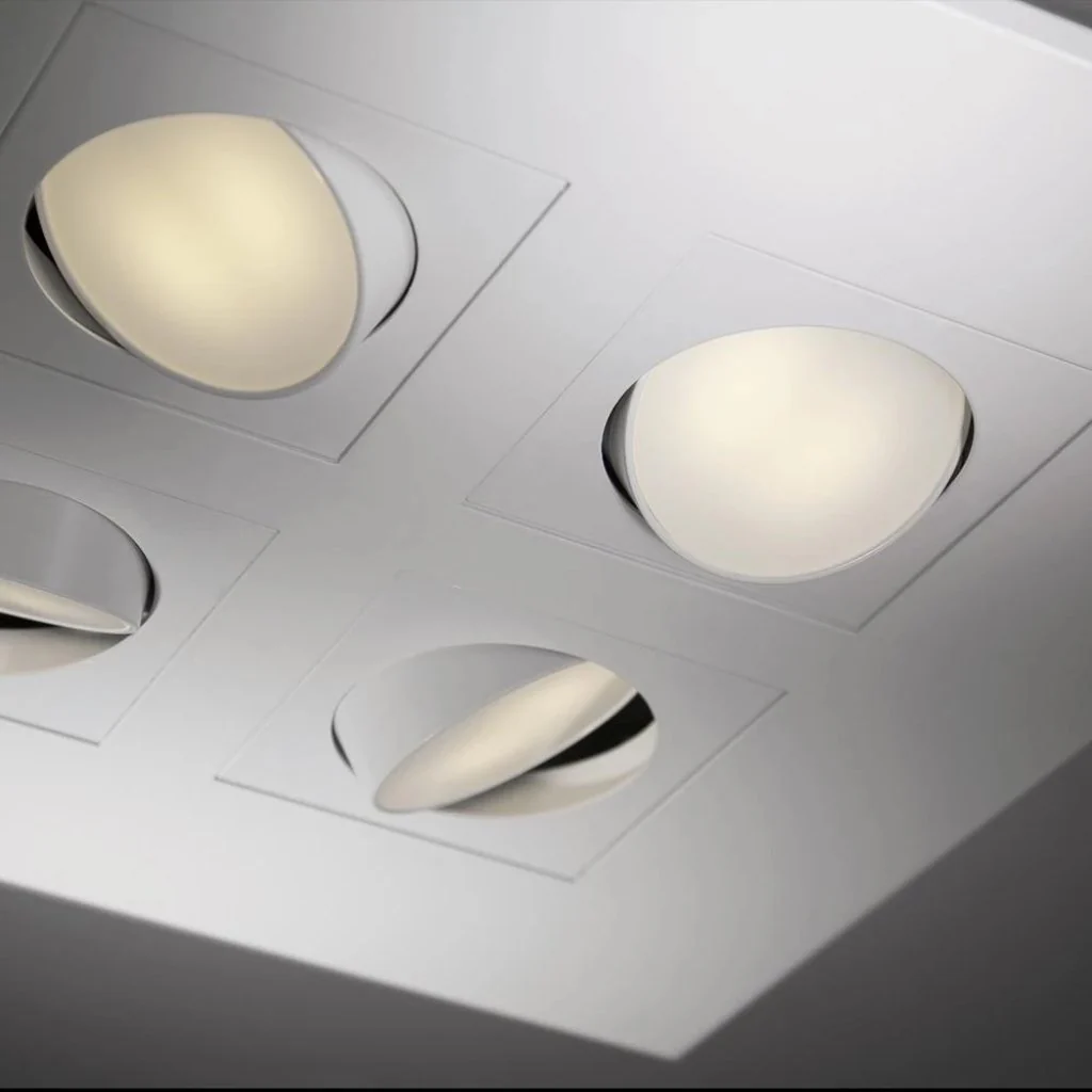 Hampton Bay 9.2-Watt White Integrated LED Flush Mount Damaged Box - Image 2