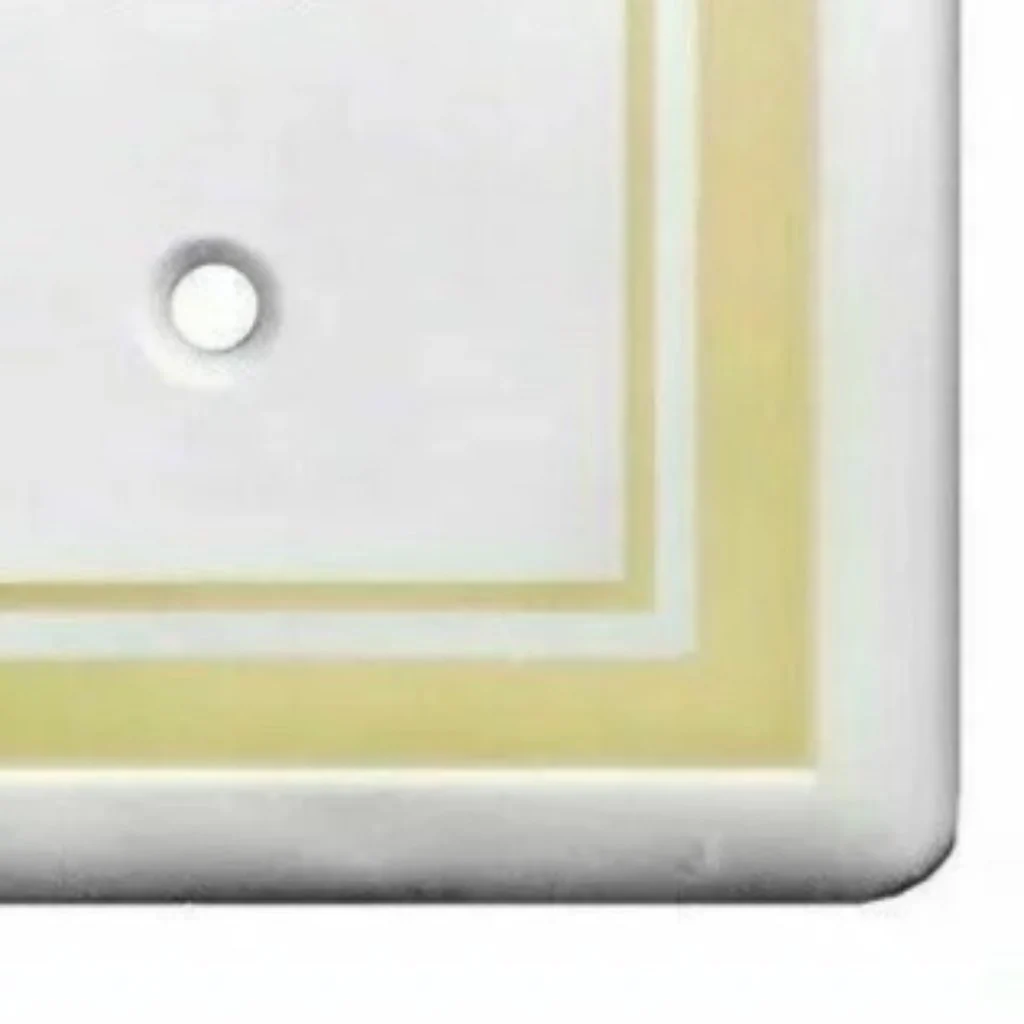 Hampton Bay Cast Stone Finish 2 Gang Toggle Light Switch Cover Plate Damaged Box - Image 2