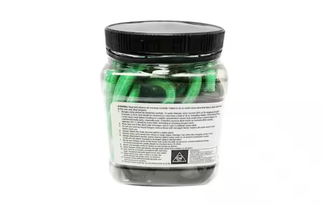 HDX 48 in. Super Strong Bungee Cord (4-Pack) - Image 2