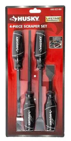 Husky 4pc Scraper Set